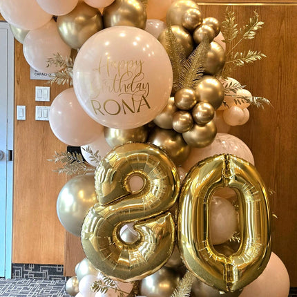 Custom Number Balloon Garland