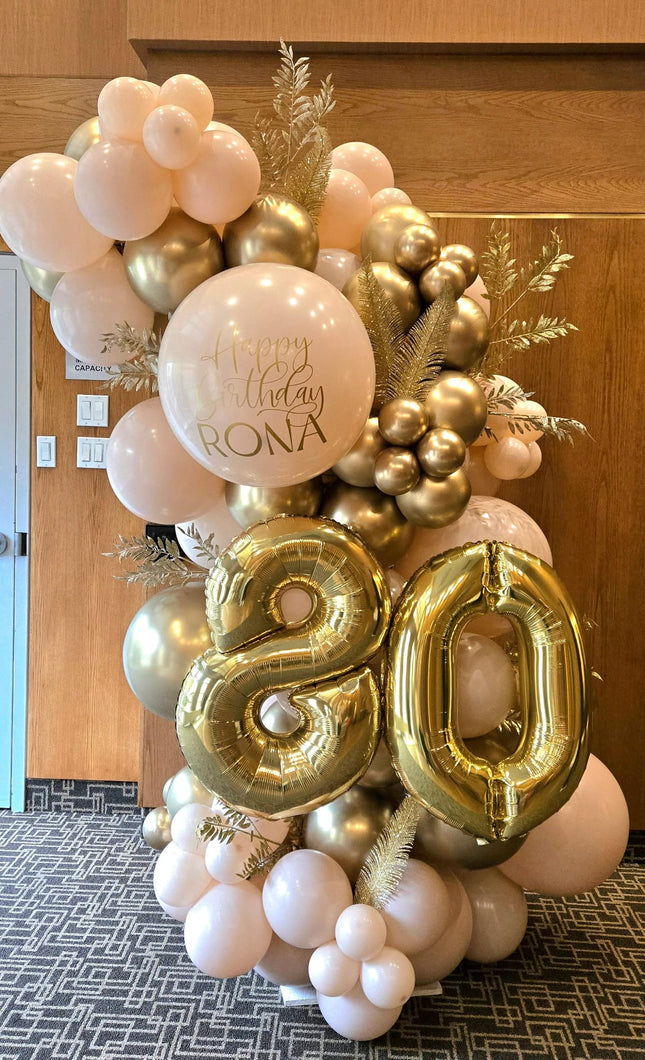 Custom Number Balloon Garland