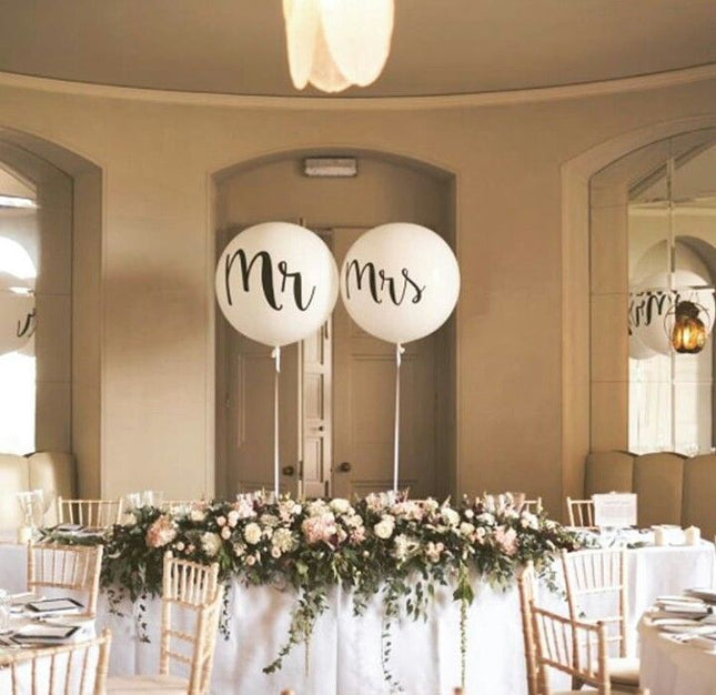 Personalized Jumbo Balloon Centerpiece