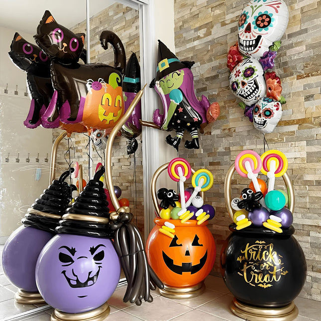 Halloween Cauldron Balloon Surprise