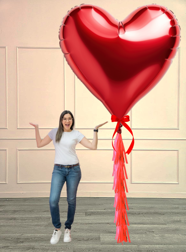 Valentine's - Giant Heart Foil Balloon