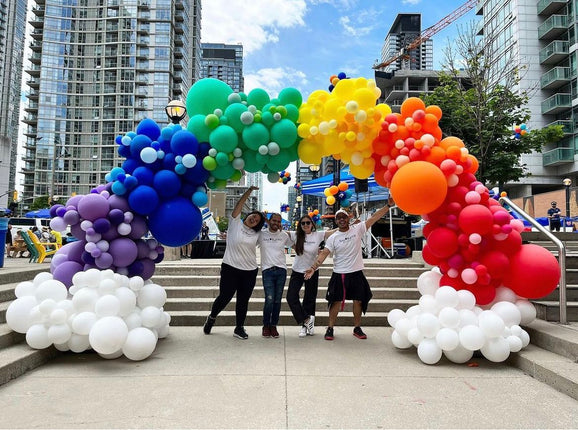 Maxi Rainbow Balloon Arch