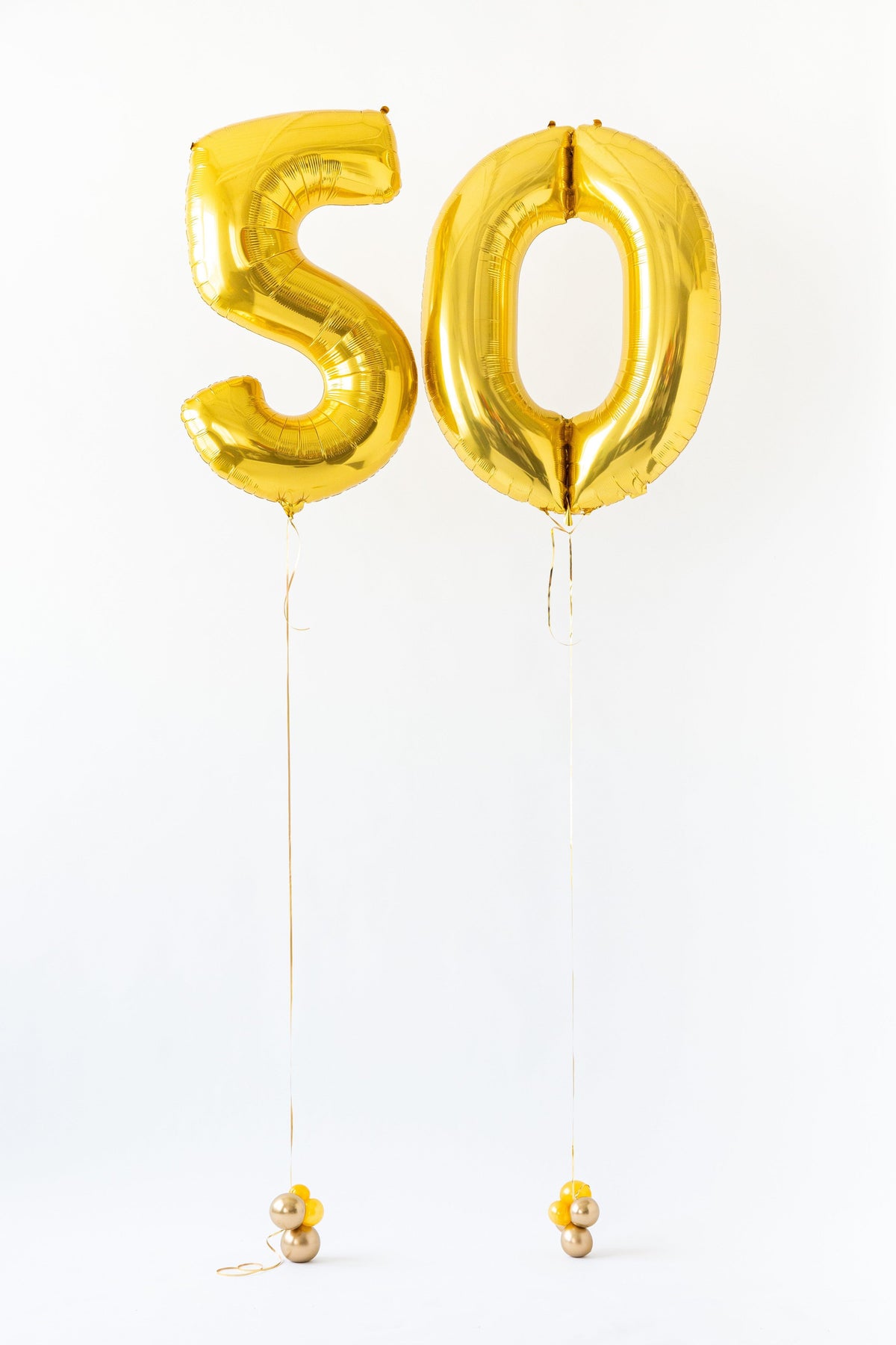 Foil Balloon Number - Gold