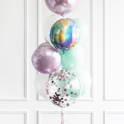 Cute Balloon Bunch - Iridescent Fun