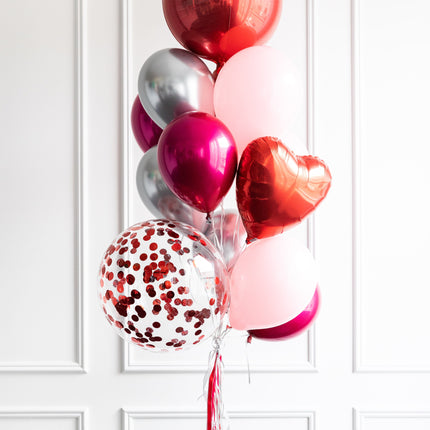 Cute Balloon Bunch - Sweet Red