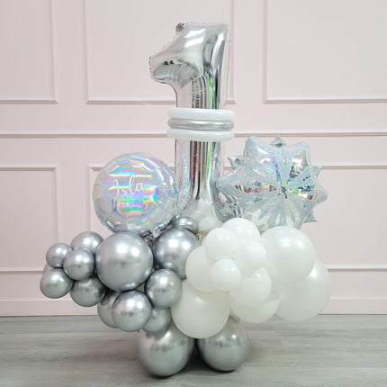 Premium Foil Balloon Number in a Cluster