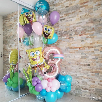 Extravagance Balloon Bouquet - Sponge Bob