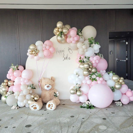Balloon Garland with Florals